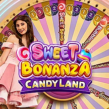 Cover Sweet Bonanza Candy Land bergaya sandbox balok